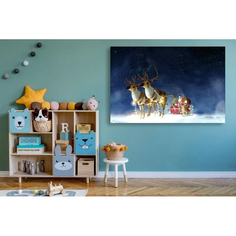Модульная картина Citydecor Новый год арт. 1.94 (1 модуль) 60x90 см