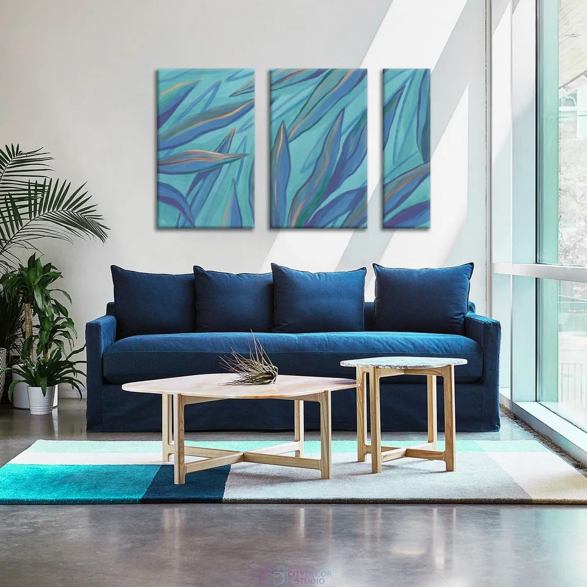 Модульная картина Citydecor Sunset арт. 11.35 (3 модуля) 75x118 см