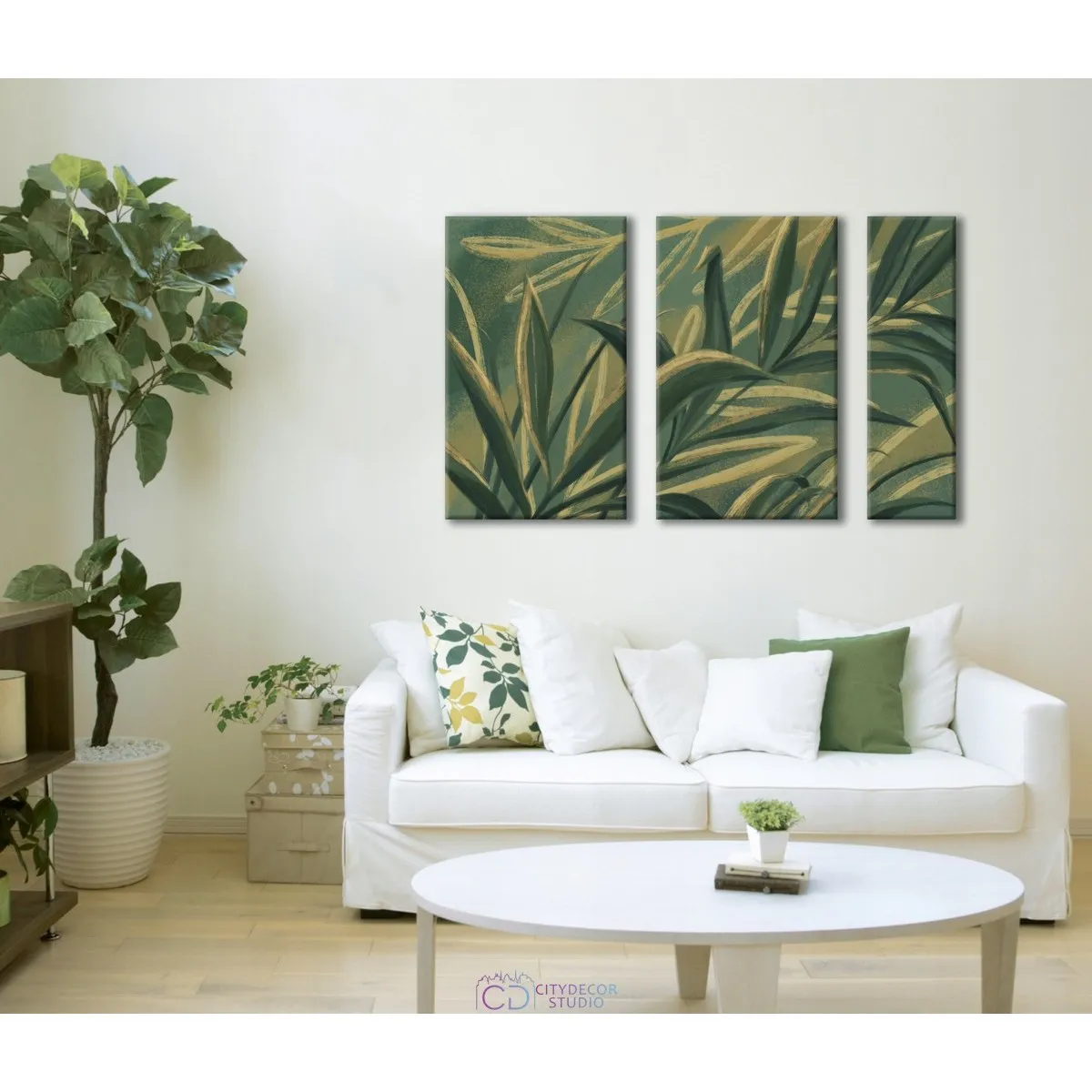 Модульная картина Citydecor Sunset арт. 11.38 (3 модуля) 75x118 см