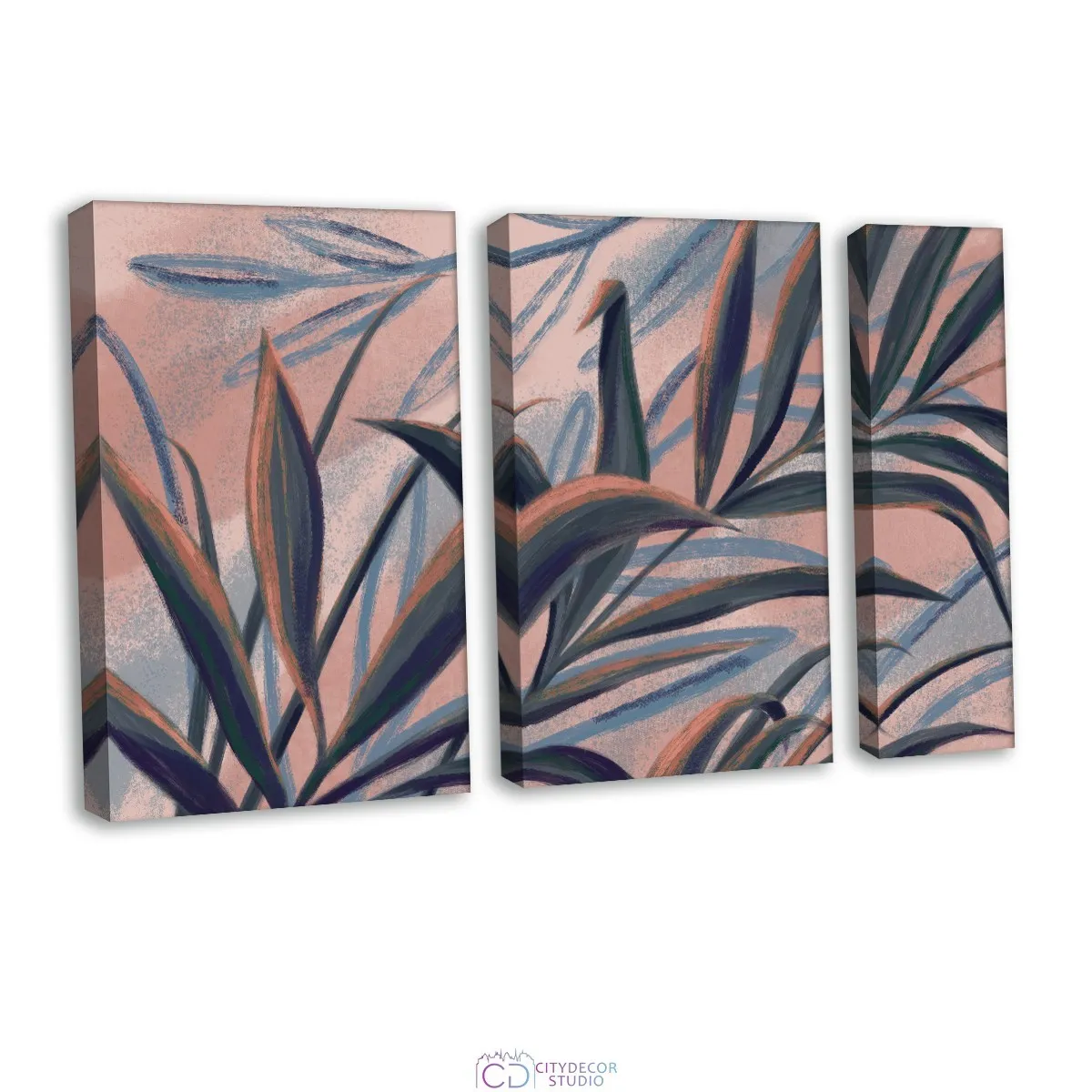 Модульная картина Citydecor Sunset арт. 11.39 (3 модуля) 75x118 см