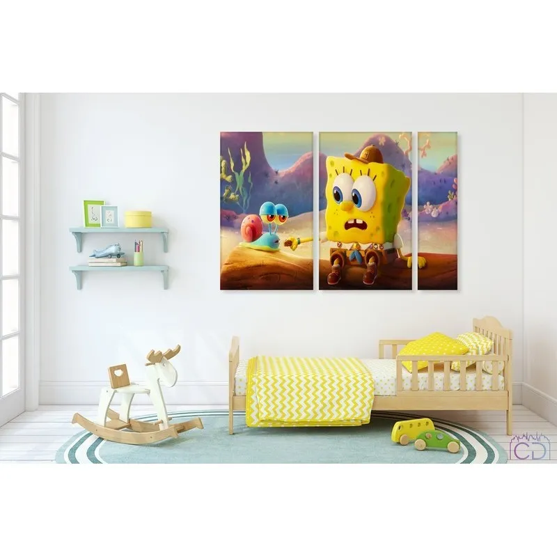Модульная картина Citydecor Детская арт. 11.4 (3 модуля) 75x118 см