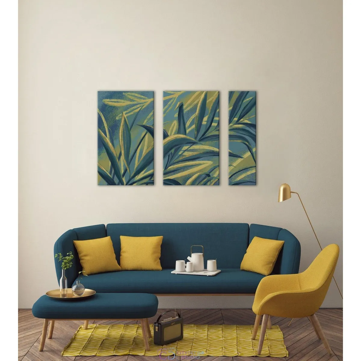 Модульная картина Citydecor Sunset арт. 11.40 (3 модуля) 75x118 см