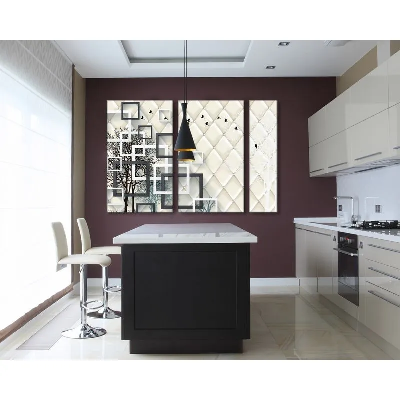 Модульная картина Citydecor Абстракция арт. 11.7 (3 модуля) 75x118 см