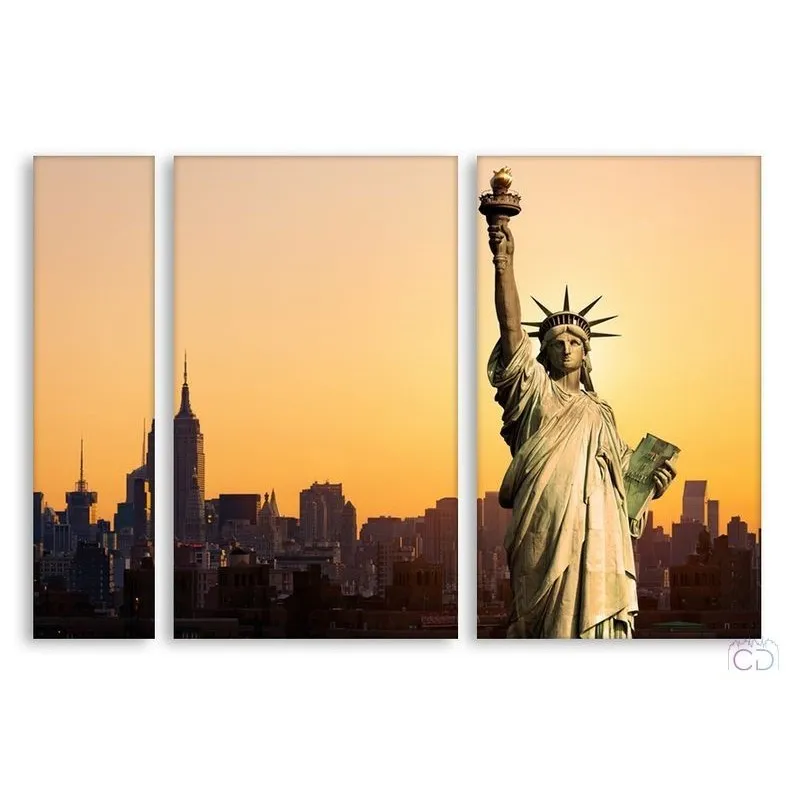 Модульная картина Citydecor Города/Архитектура арт. 11.8 (3 модуля) 75x118 см