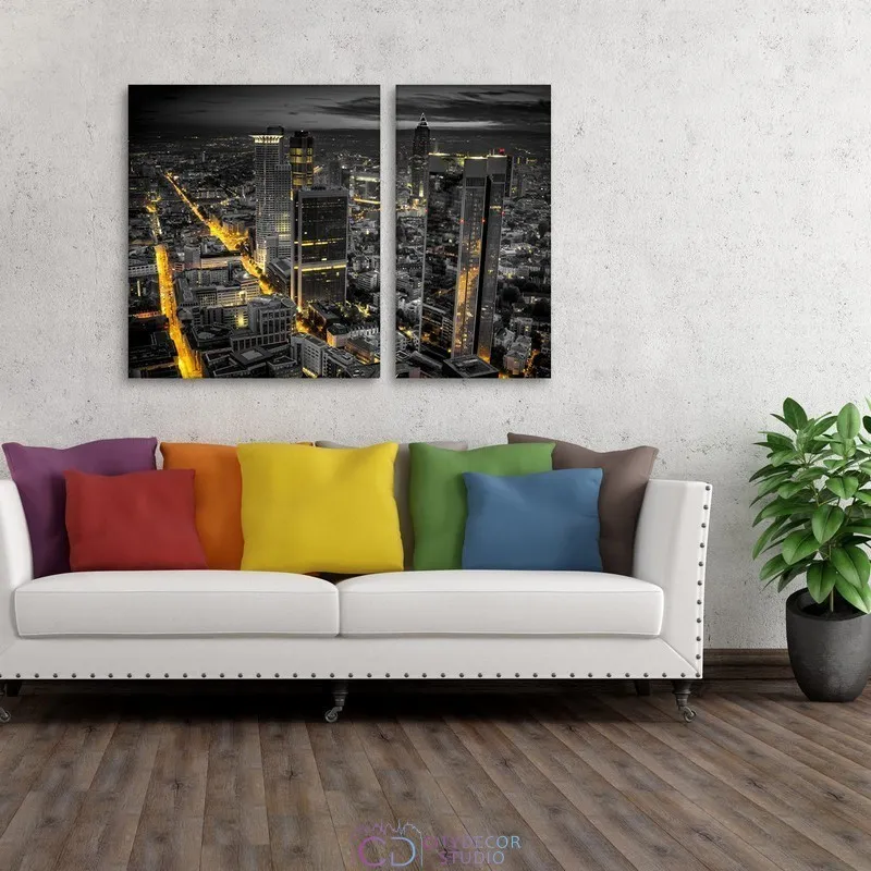 Модульная картина Citydecor Города/Архитектура арт. 12.26 (2 модуля) 70x100 см