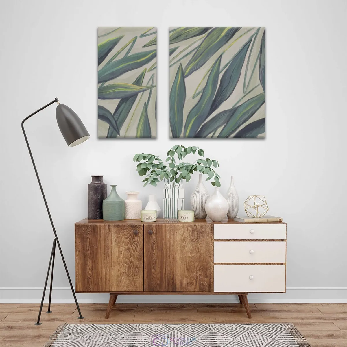 Модульная картина Citydecor Sunset арт. 12.28 (2 модуля) 70x100 см