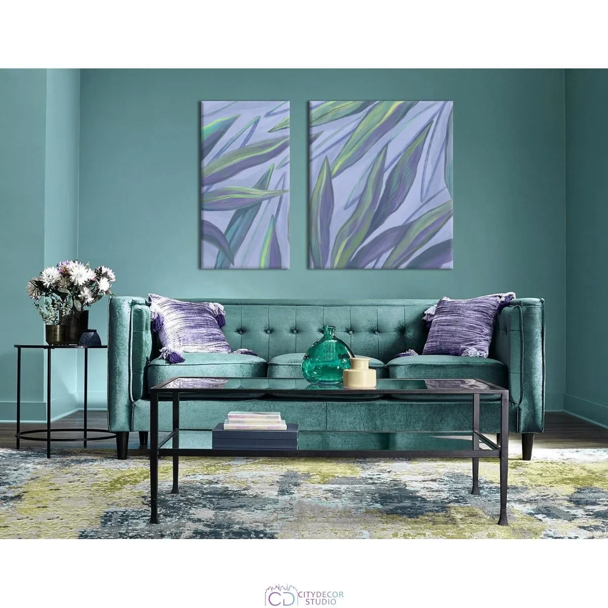 Модульная картина Citydecor Sunset арт. 12.29 (2 модуля) 70x100 см