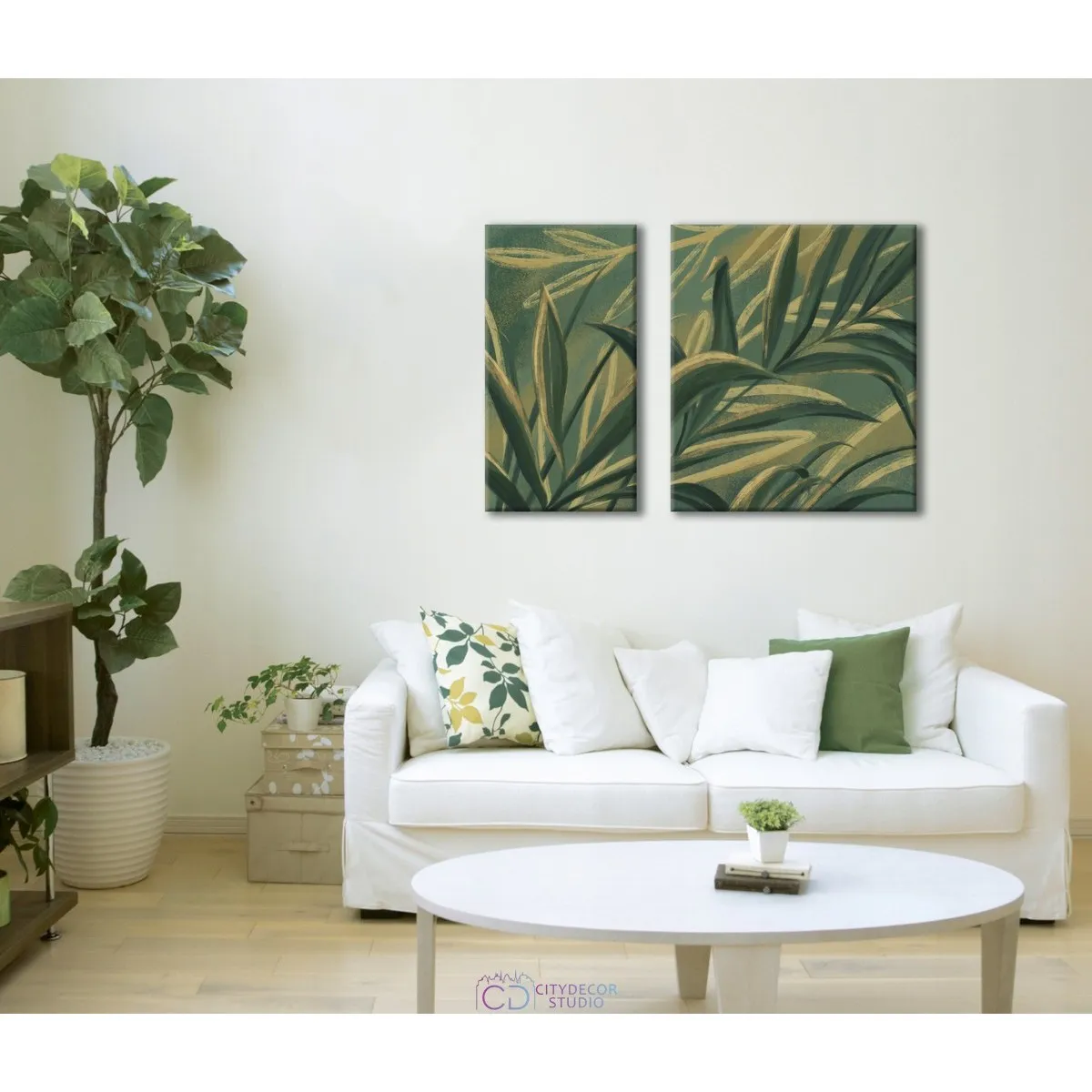 Модульная картина Citydecor Sunset арт. 12.39 (2 модуля) 70x100 см