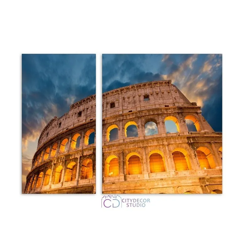 Модульная картина Citydecor Города/Архитектура арт. 12.4 (2 модуля) 70x100 см