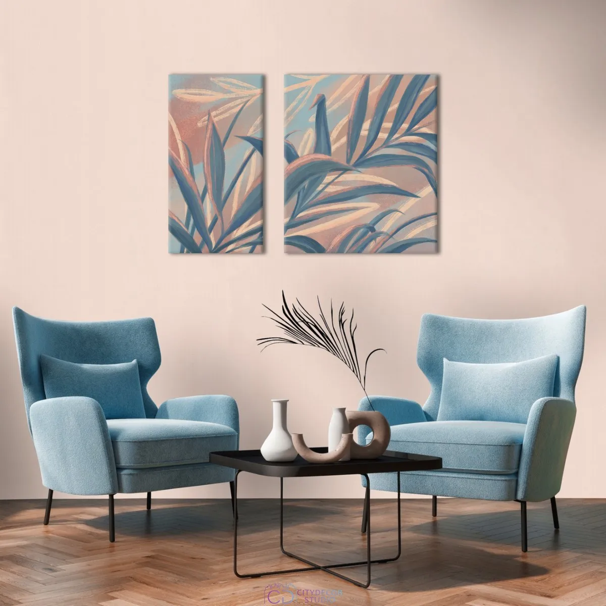 Модульная картина Citydecor Sunset арт. 12.42 (2 модуля) 70x100 см