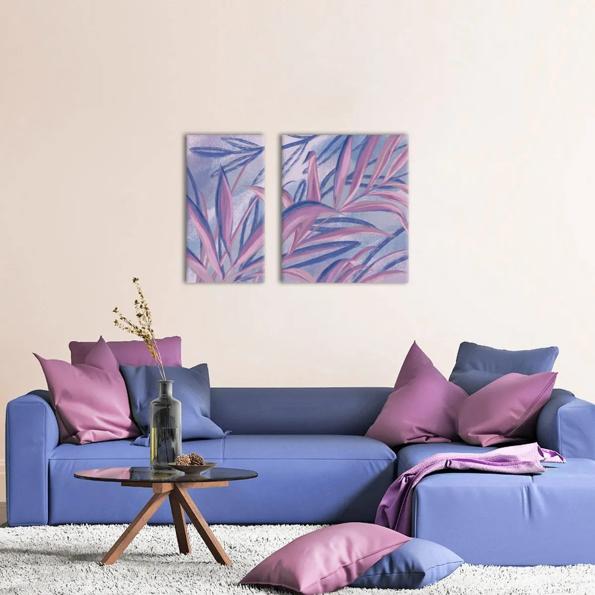 Модульная картина Citydecor Sunset арт. 12.45 (2 модуля) 70x100 см