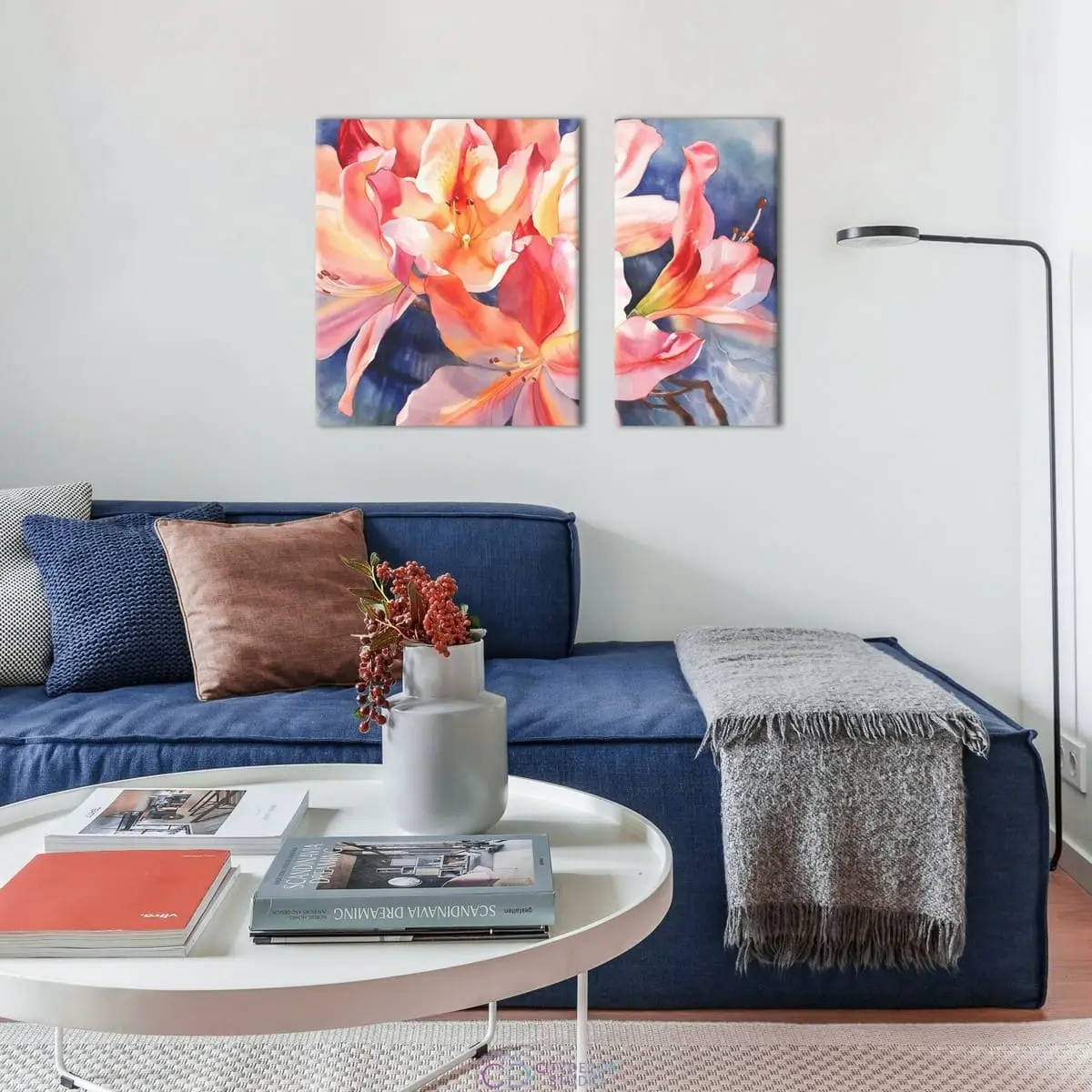 Модульная картина Citydecor Цветы/Растения арт.12.50 (2 модуля) 70x100 см
