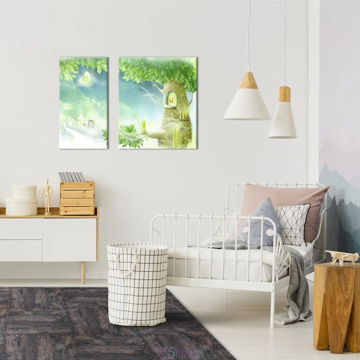 Модульная картина Citydecor Детская арт. 12.51 (2 модуля) 70x100 см