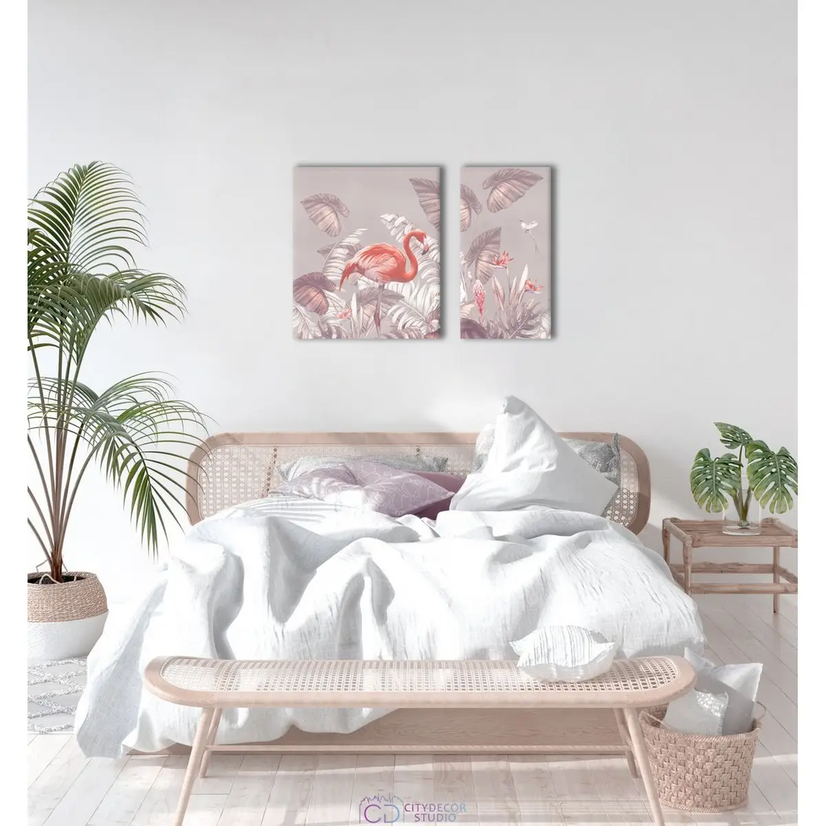 Модульная картина Citydecor Животные/Птицы арт. 12.52 (2 модуля) 70x100 см