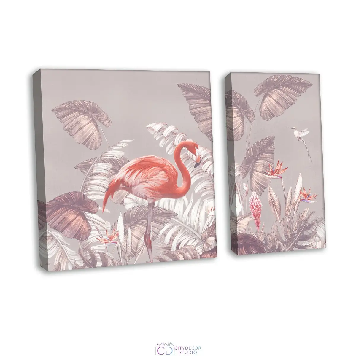 Модульная картина Citydecor Животные/Птицы арт. 12.52 (2 модуля) 70x100 см