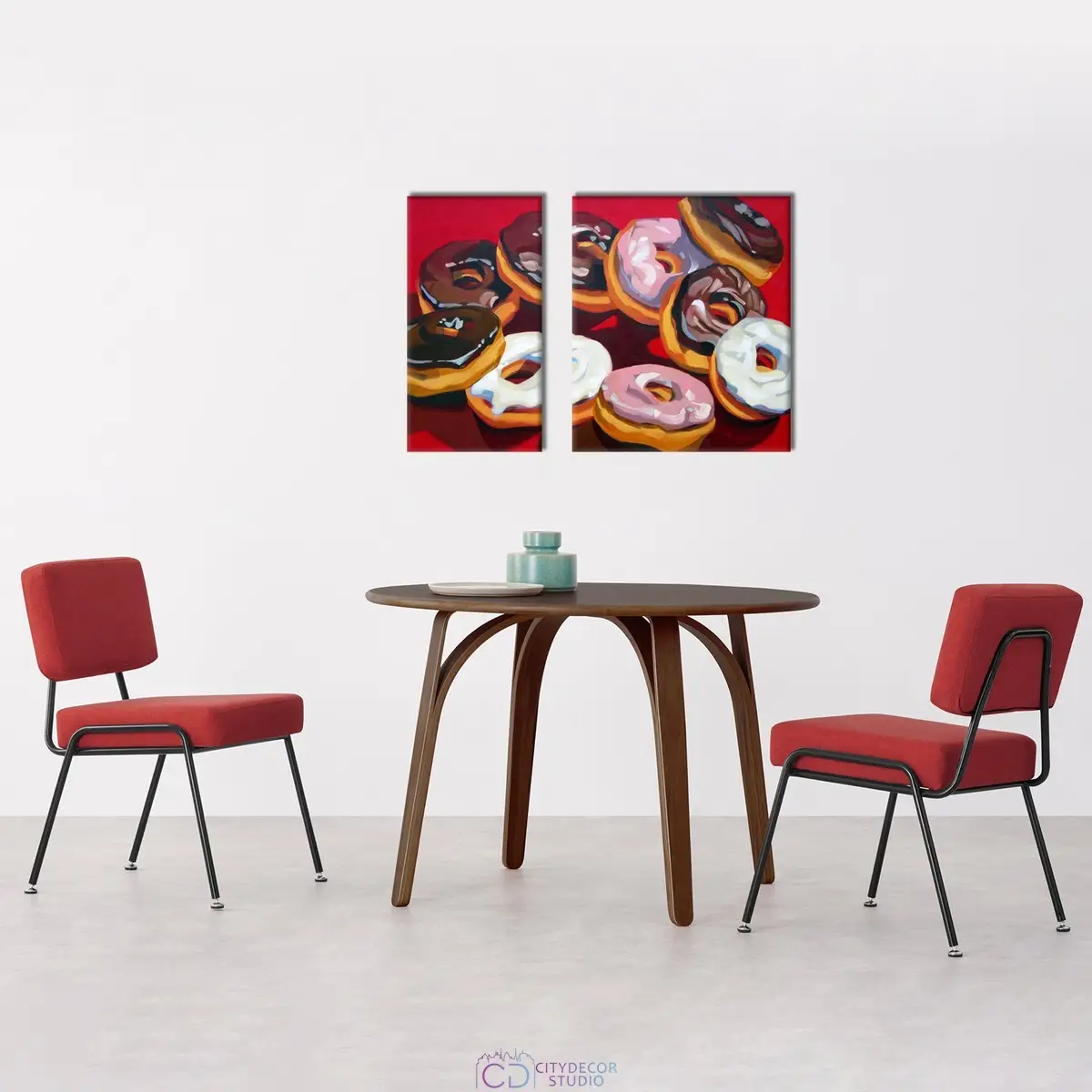 Модульная картина Citydecor Еда и Напитки арт. 12.54 (2 модуля) 70x100 см