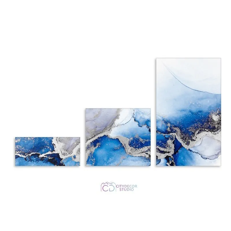 Модульная картина Citydecor Абстракция арт. 14.3 (3 модуля) 75x141 см