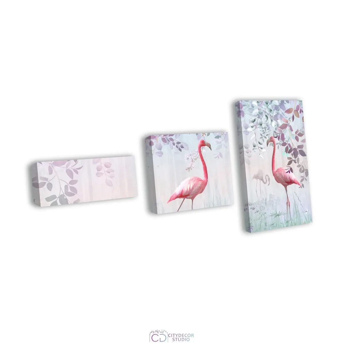 Модульная картина Citydecor Животные/Птицы арт.14.5 (3 модуля) 75x141 см