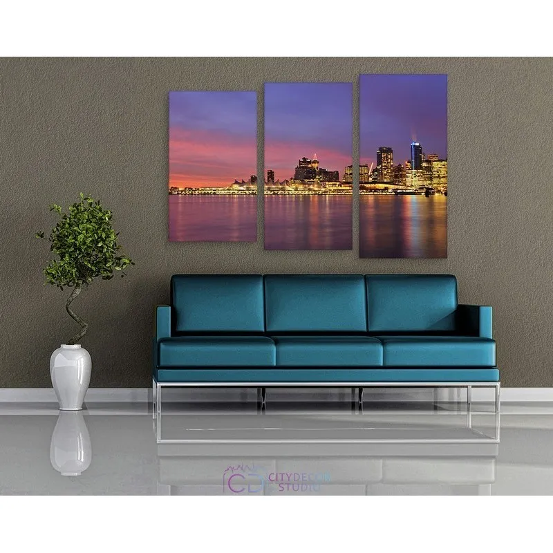 Модульная картина Citydecor Города/Архитектура арт. 16.12 (3 модуля) 77x117 см