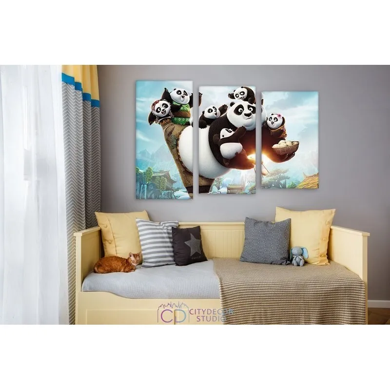 Модульная картина Citydecor Детская арт. 16.14 (3 модуля) 77x117 см