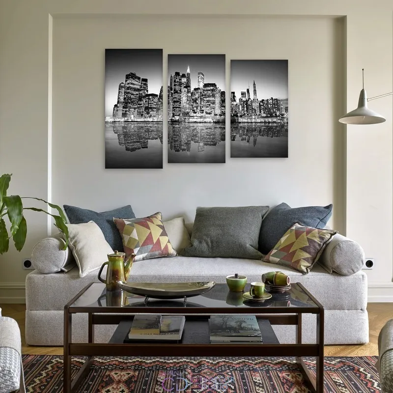 Модульная картина Citydecor Города/Архитектура арт. 16.4 (3 модуля) 77x117 см