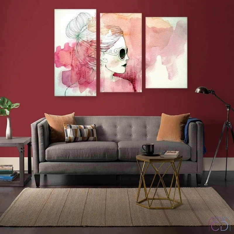 Модульная картина Citydecor Люди/Знаменитости арт. 16.48 (3 модуля) 77x117 см