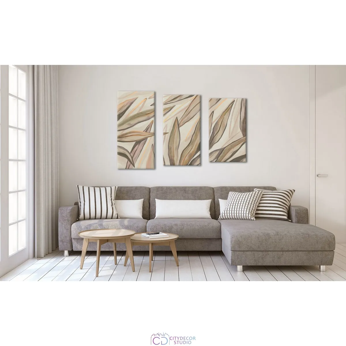 Модульная картина Citydecor Sunset арт. 16.54 (3 модуля) 77x117 см