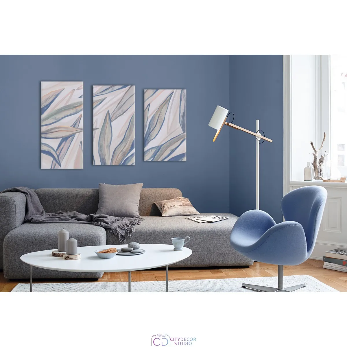 Модульная картина Citydecor Sunset арт. 16.55 (3 модуля) 77x117 см