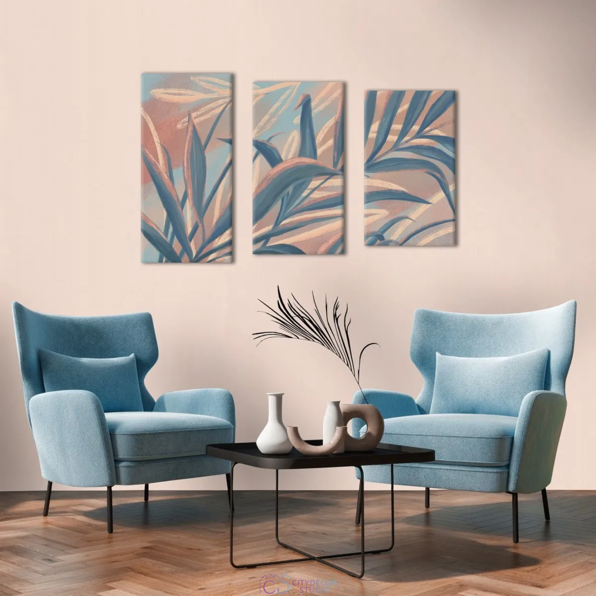 Модульная картина Citydecor Sunset арт. 16.62 (3 модуля) 77x117 см