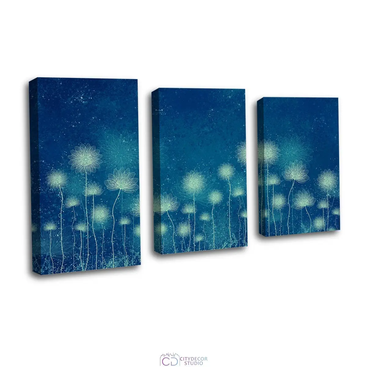Дизайнерская модульная картина Citydecor Невесомость арт. 16.71 (3 модуля) 77x117 см