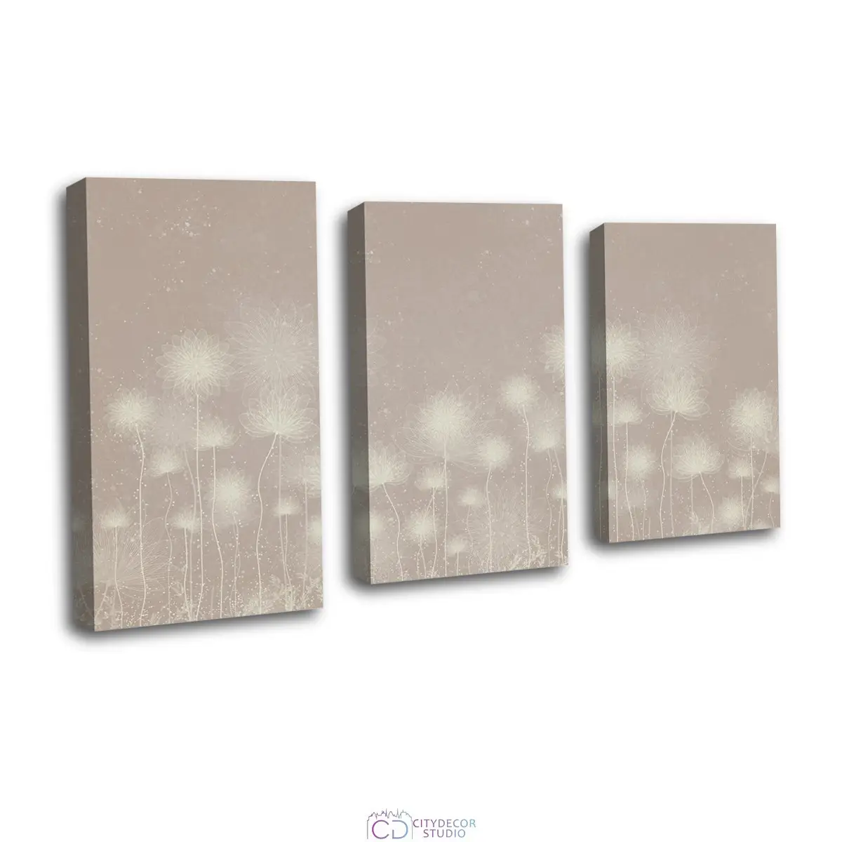 Дизайнерская модульная картина Citydecor Невесомость арт. 16.75 (3 модуля) 77x117 см