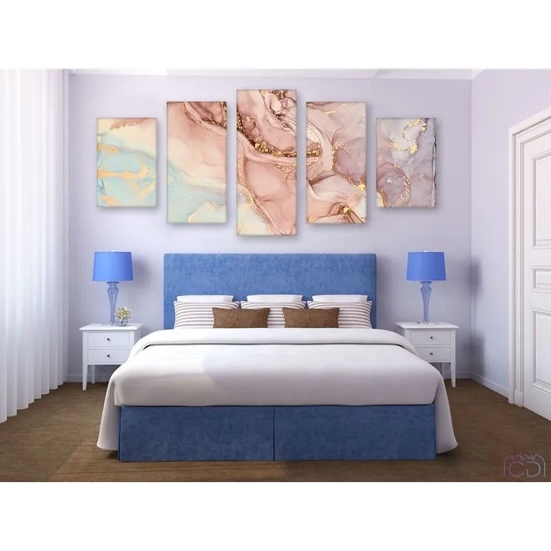 Модульная картина Citydecor Абстракция арт. 17.22 (5 модулей) 90x197 см
