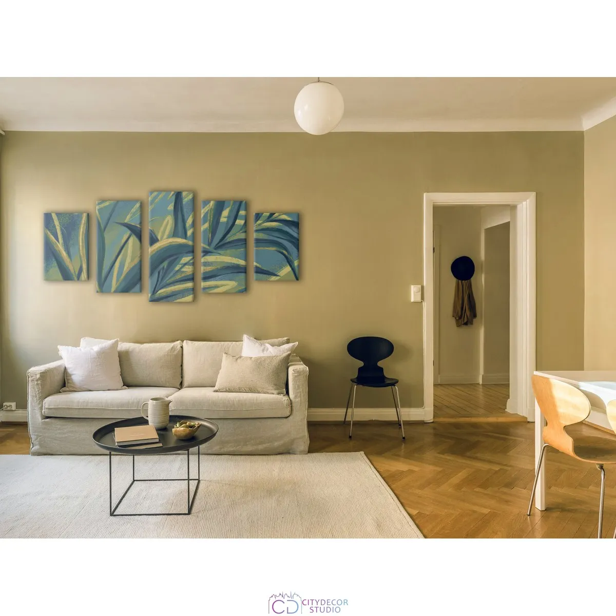 Модульная картина Citydecor Sunset арт. 17.27 (5 модулей) 90x197 см