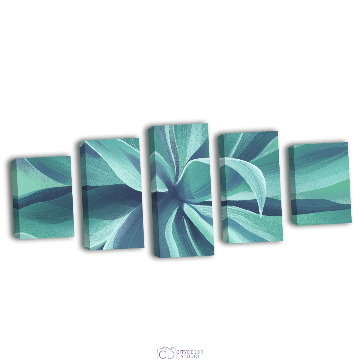 Модульная картина Citydecor Sunset арт. 17.28 (5 модулей) 90x197 см
