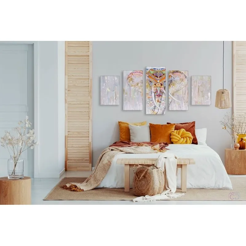 Модульная картина Citydecor Животные/Птицы арт. 17.5 (5 модулей) 90x197 см