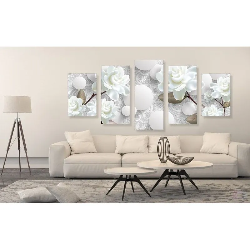 Модульная картина Citydecor Цветы/Растения арт. 17.6 (5 модулей) 90x197 см