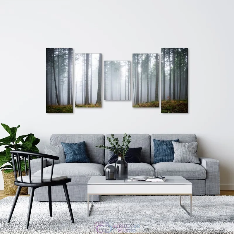 Модульная картина Citydecor Природа арт. 18.2 (5 модулей) 90x197 см