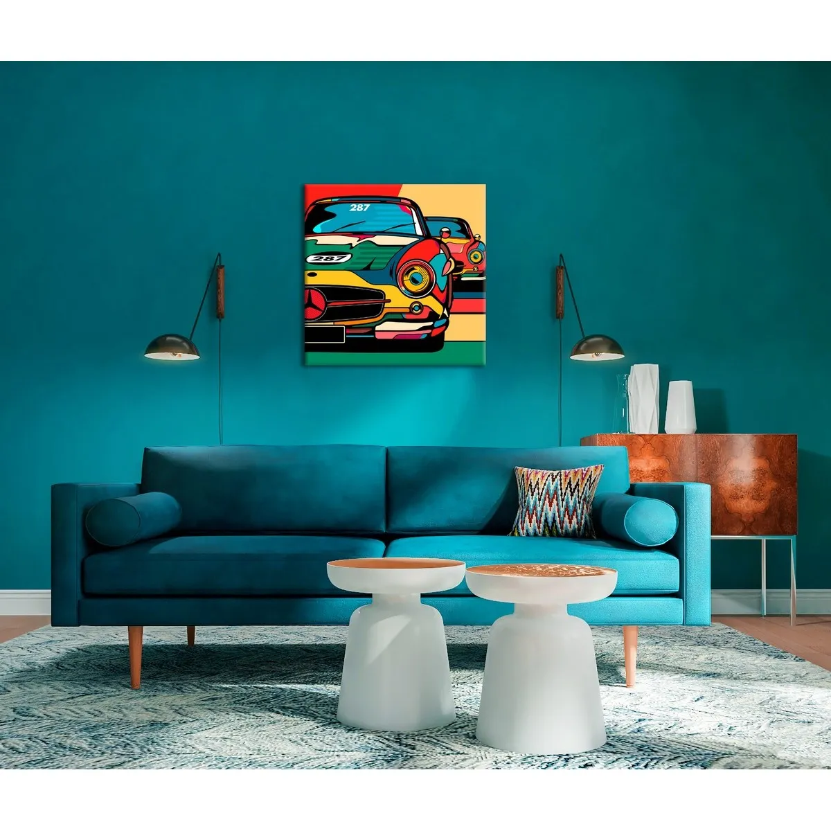 Модульная картина Citydecor Транспорт арт. 19.21 (1 модуль) 60x60 см
