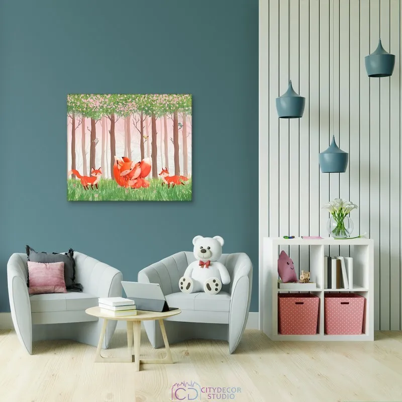 Модульная картина Citydecor Magic Forest арт. 2.104 (1 модуль) 60x70 см