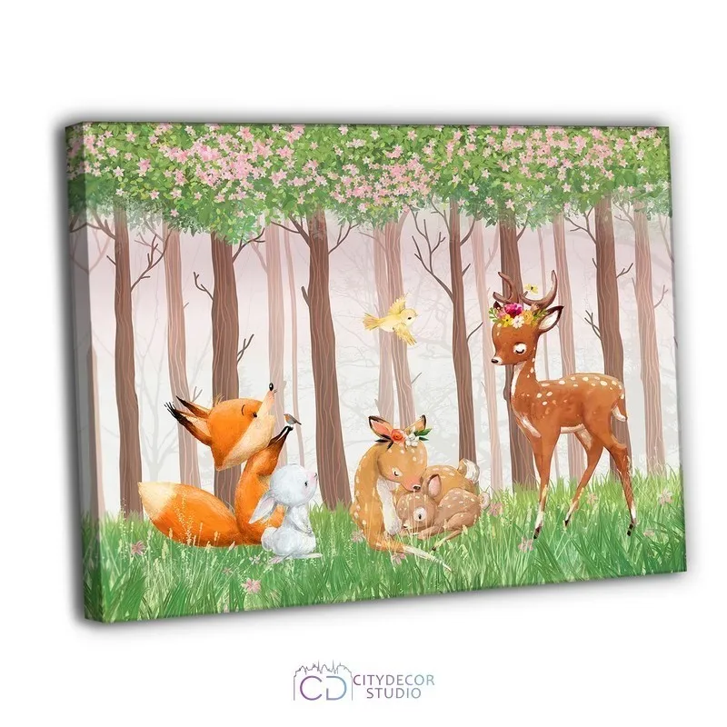 Модульная картина Citydecor Magic Forest арт. 2.105 (1 модуль) 60x70 см
