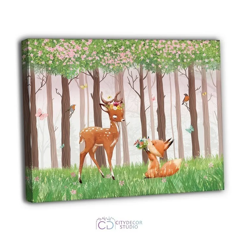 Модульная картина Citydecor Magic Forest арт. 2.106 (1 модуль) 60x70 см