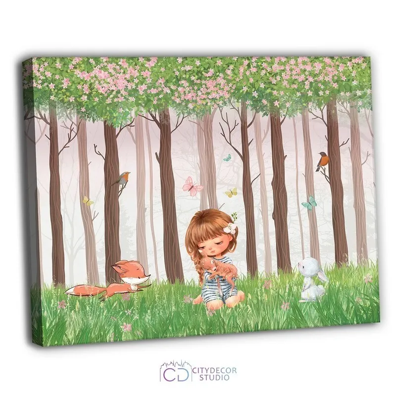 Модульная картина Citydecor Magic Forest арт. 2.108 (1 модуль) 60x70 см