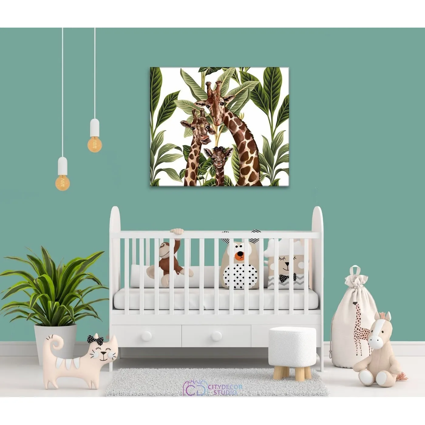 Модульная картина Citydecor Веселая семейка арт. 2.114 (1 модуль) 60x70 см