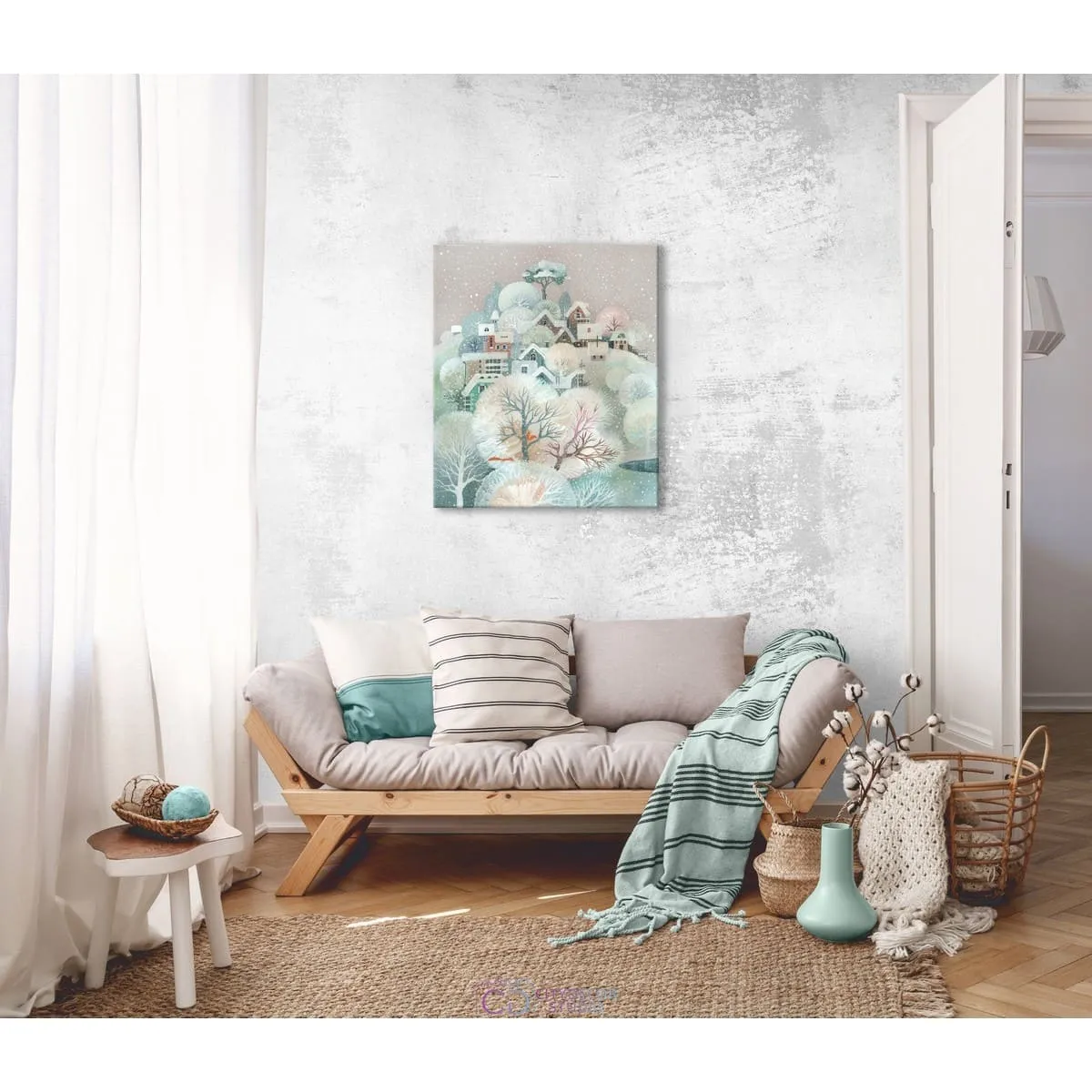 Модульная картина Citydecor Новый Год арт. 2.147 (1 модуль) 60x70 см
