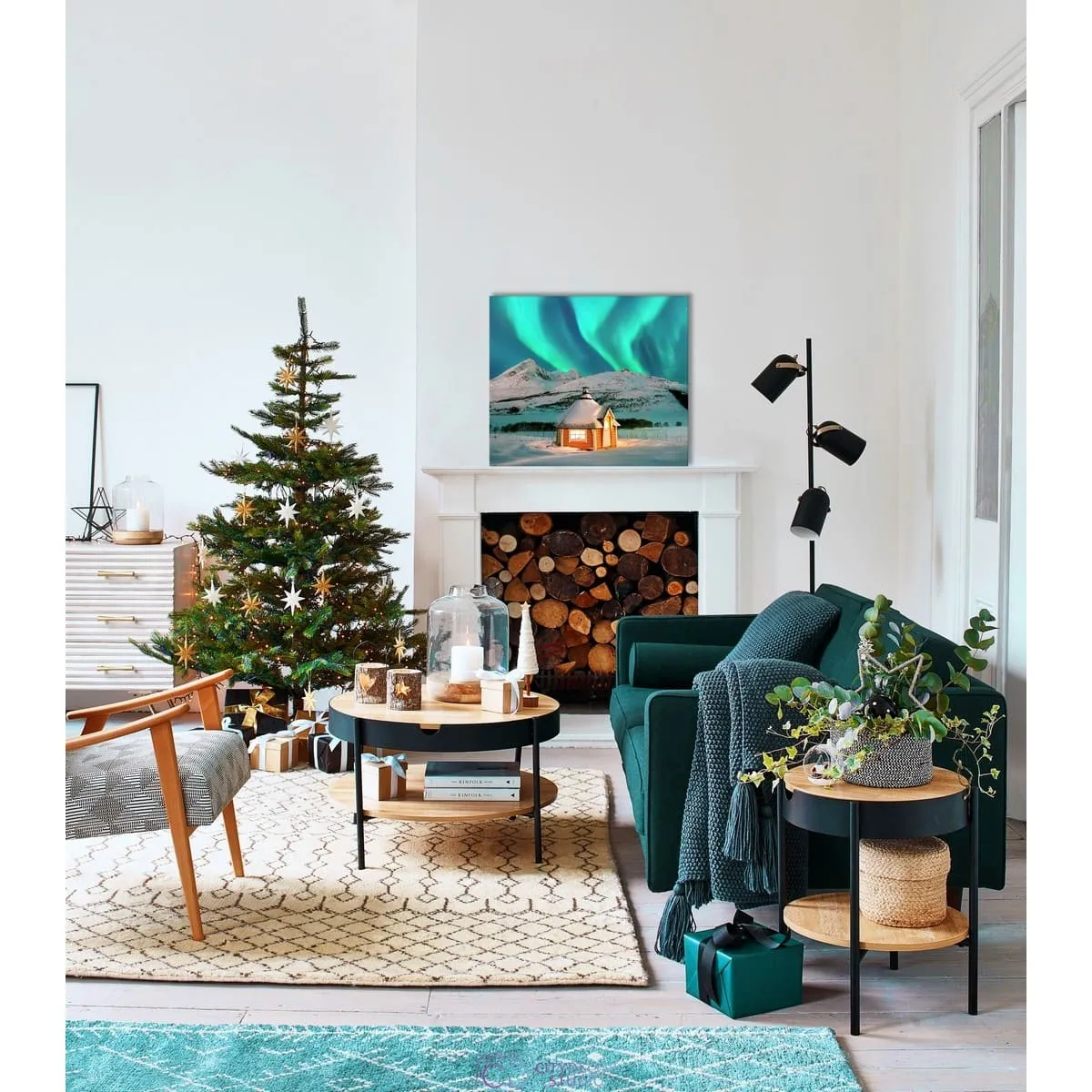 Модульная картина Citydecor Новый Год арт. 2.148 (1 модуль) 60x70 см