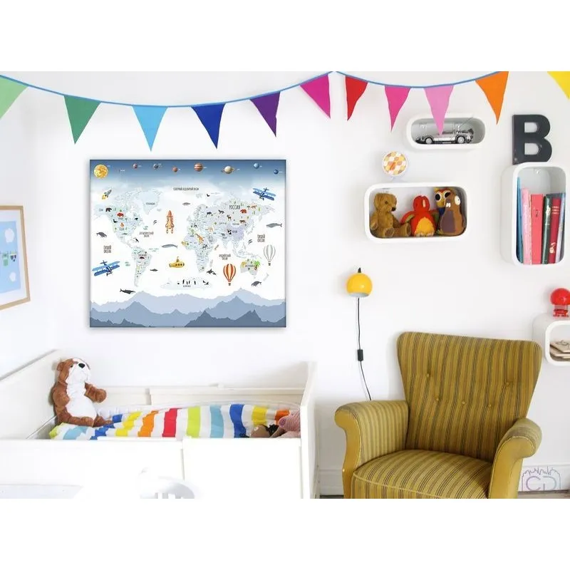 Модульная картина Citydecor Детская арт. 2.16 (1 модуль) 60x70 см