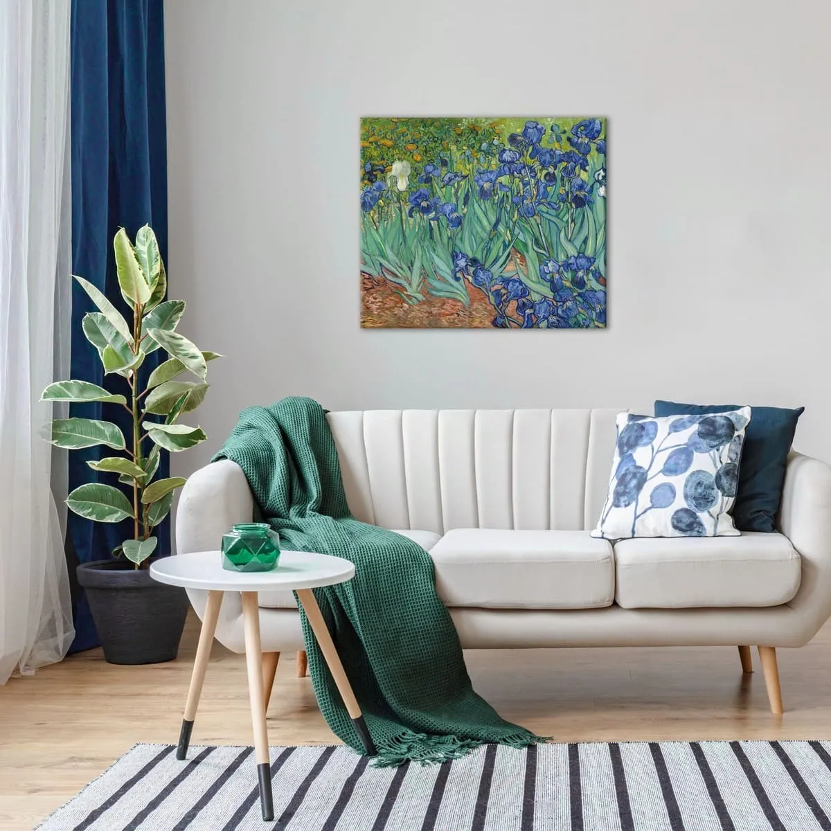 Модульная картина Citydecor "Ирисы", Винсент ван Гог. Репродукция, арт. 2.162 (1 модуль) 60x70 см