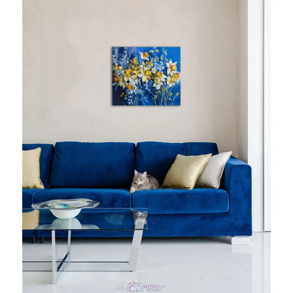 Модульная картина Citydecor Цветы/Растения арт.2.169 (1 модуль) 60x70 см