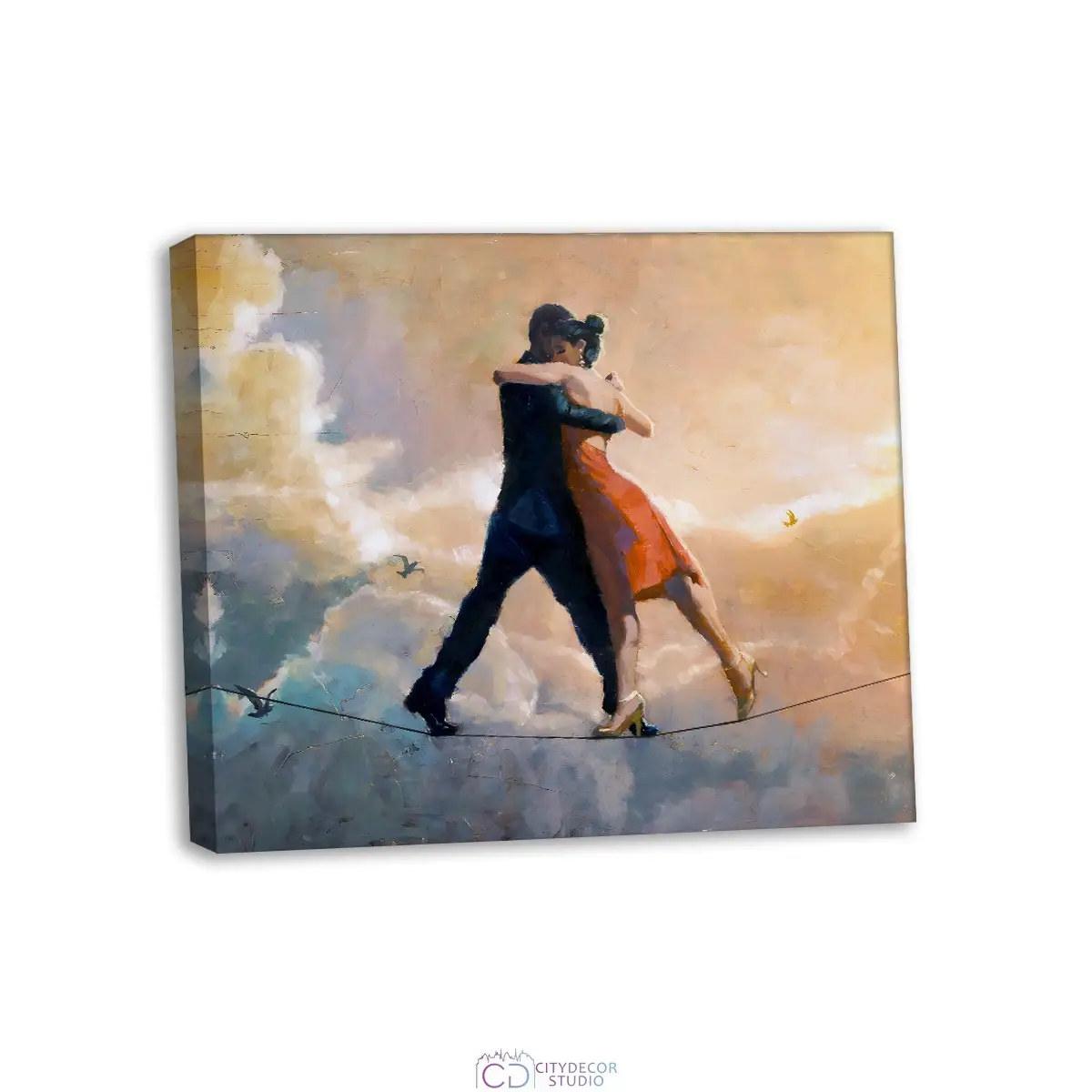 Модульная картина Citydecor "Танго", Кристофер Кларк. Репродукция, арт.2.173 (1 модуль) 60x70 см