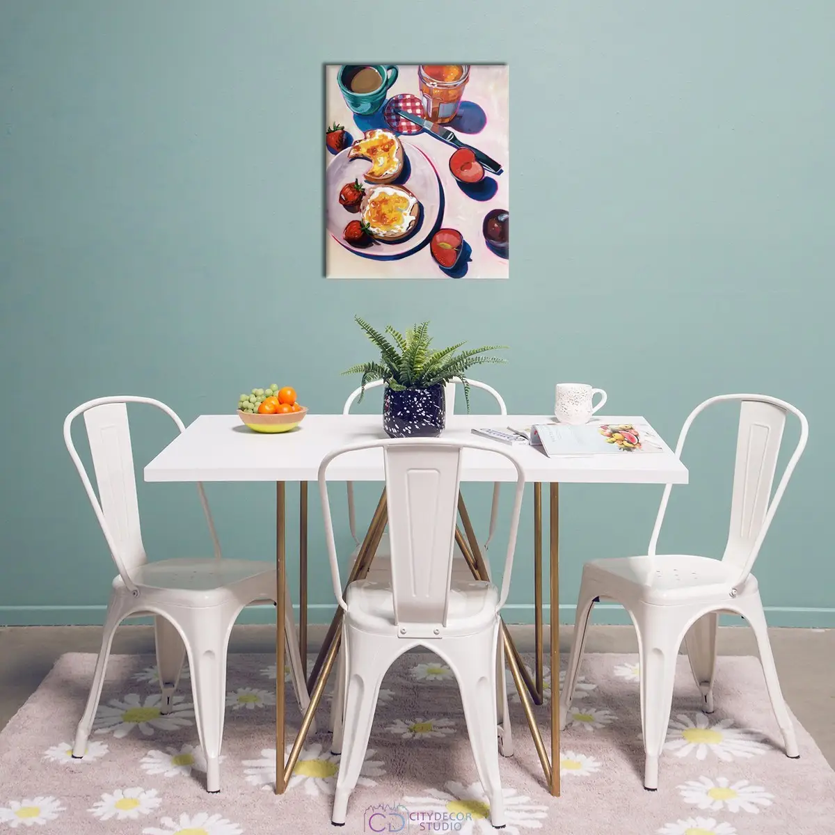 Модульная картина Citydecor Еда и Напитки арт. 2.190 (1 модуль) 60x70 см
